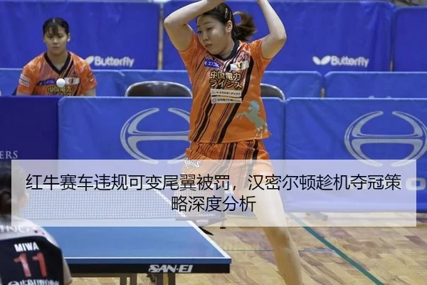 红牛赛车违规可变尾翼被罚，汉密尔顿趁机夺冠策略深度分析